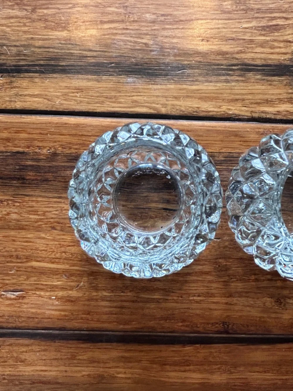PartyLite Rockport Pair glass votive holders. Set of 2. Excellent condition. - Picture 3 of 6